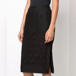 DEREK LAM 10 CROSBY Women's Black Pencil Skirt Size 6 Work Career
